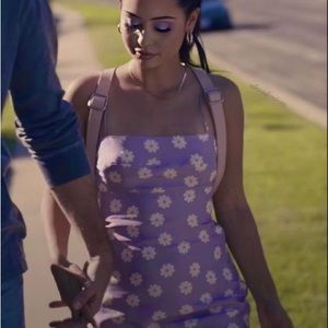 Maddy Euphoria Dupe Dress Medium Purple Daisy